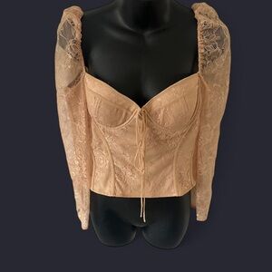 Chelsea & Violet Blush Long Sleeve Top